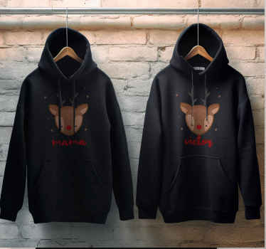 Tilpassbar julereinReinene er utstyrt med et stort utvalg av tilp - Tenstickers