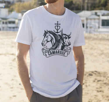 T-shirts cheval et taureau Camargue - TenStickers