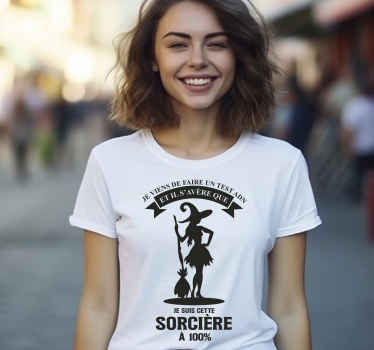 T-shirts je suis cette sorcière - TenStickers