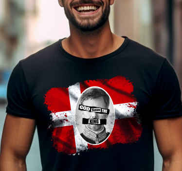 Gud bevare kongen t shirt original - TenStickers
