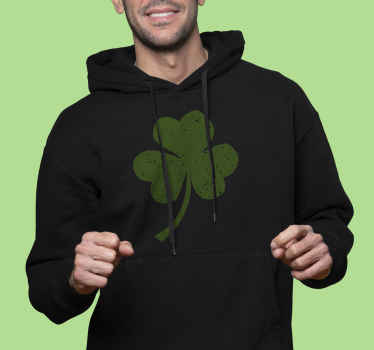 Shamrock Design St Patrick's Hoodie  - TenStickers