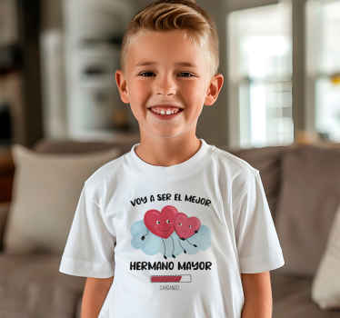Camiseta de niños mejor hermano - TenVinilo