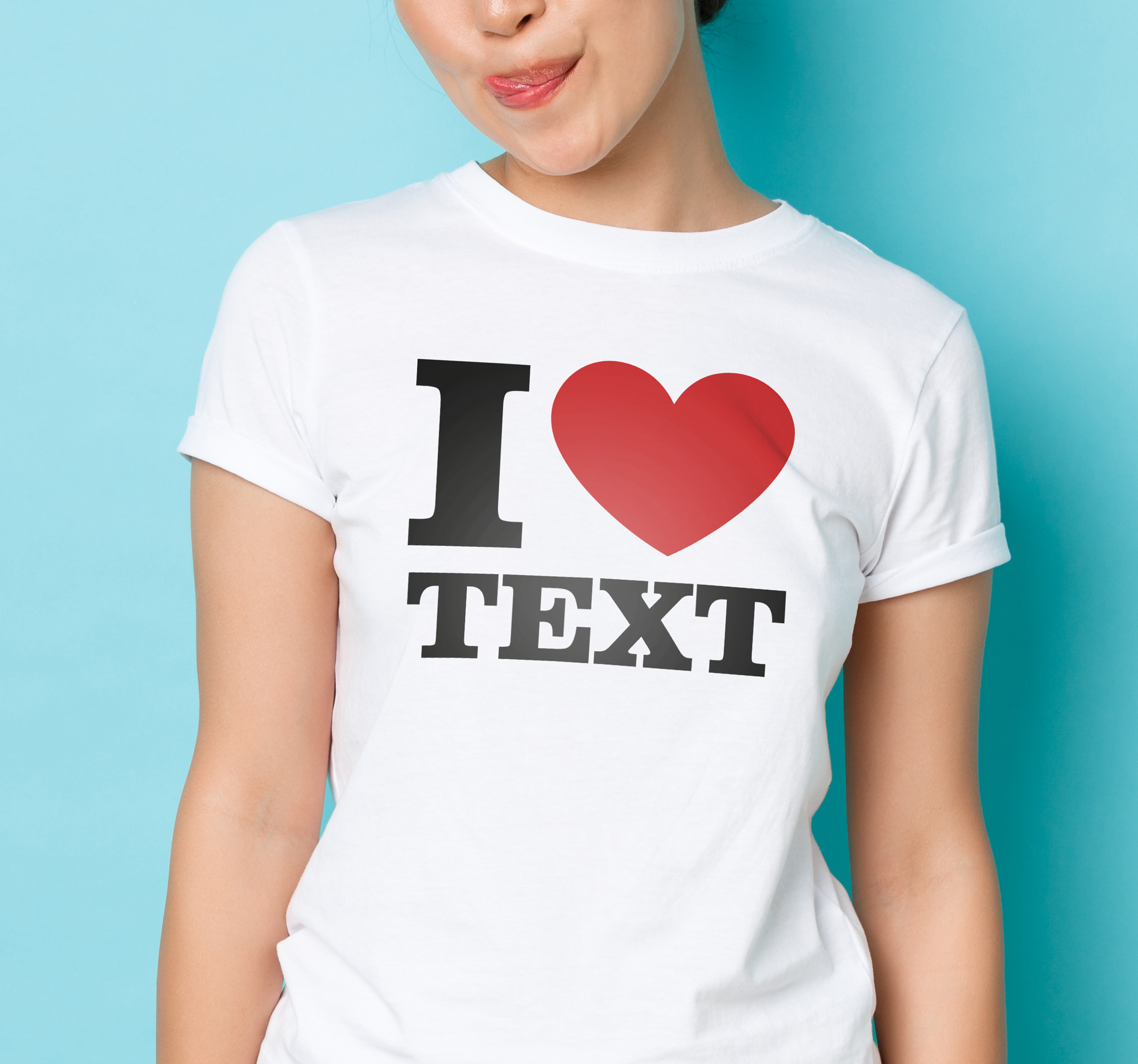 Camisetas con nombre i love