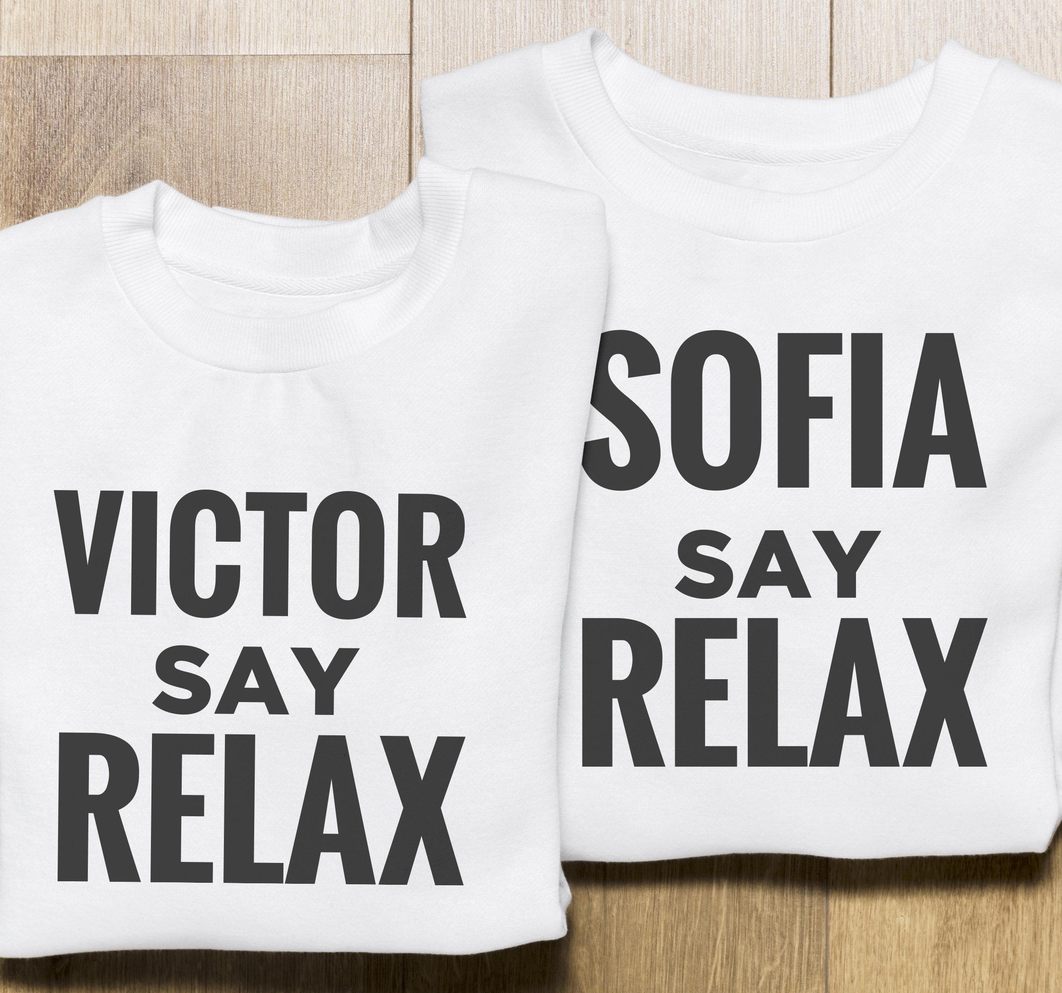 Camisetas con nombre Diga relajarse