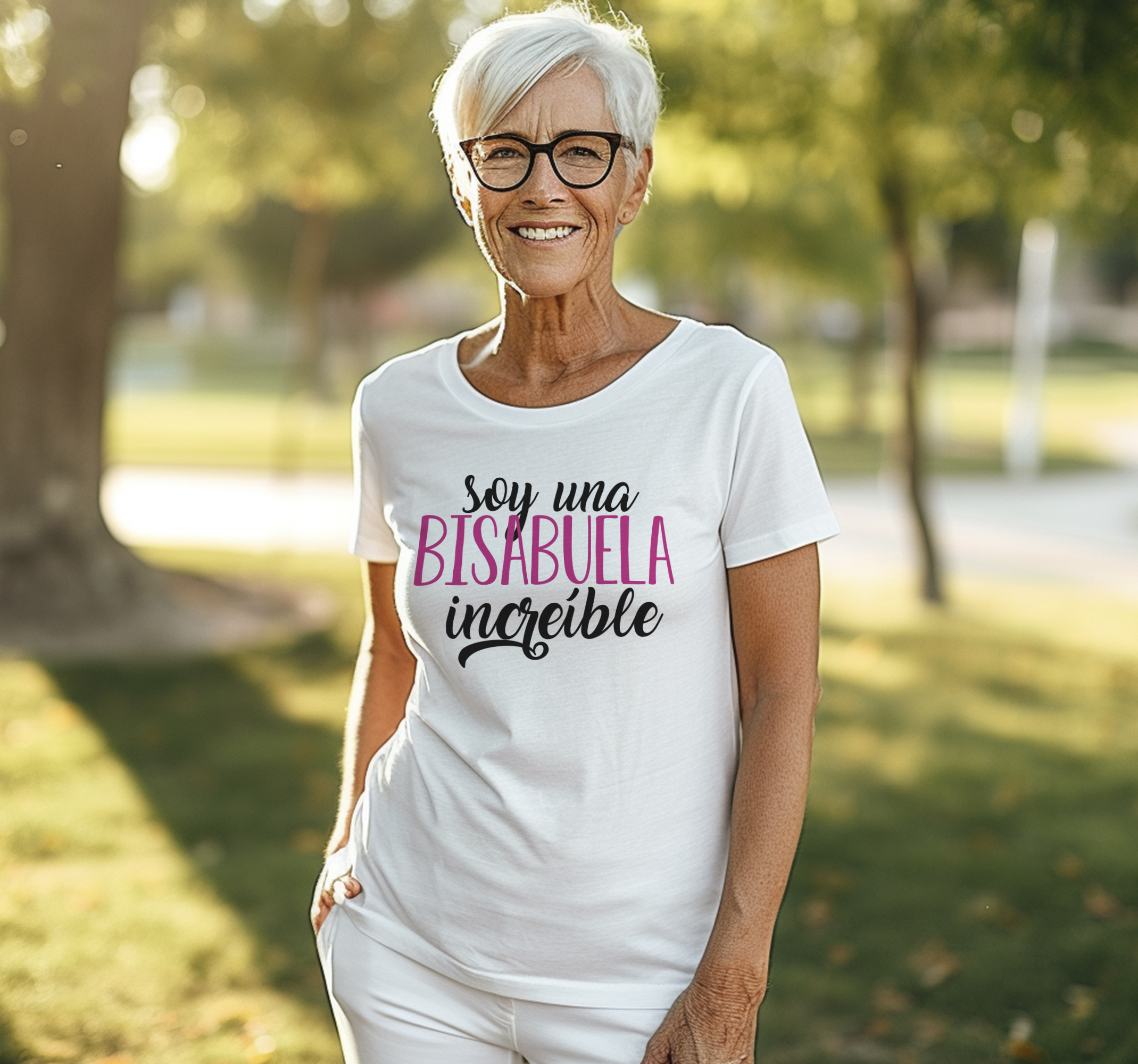 Camiseta una bisabuela increíble.