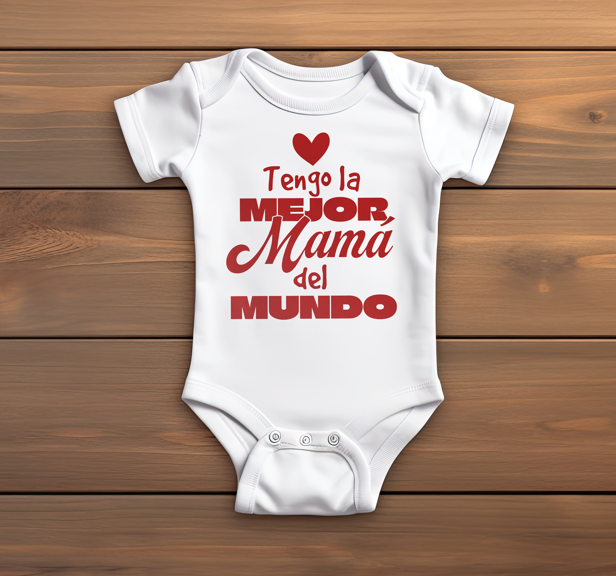Body bebé Día Madre mejor mamá del mundo