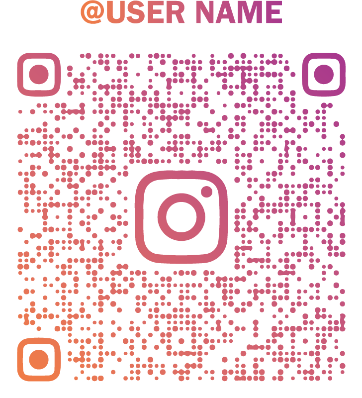 Instagram QR code t-shirt - TenStickers
