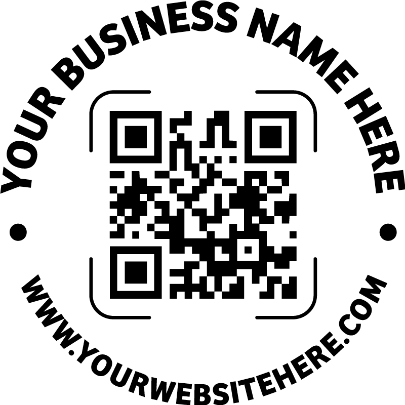  QR code for Business t-shirt - TenStickers