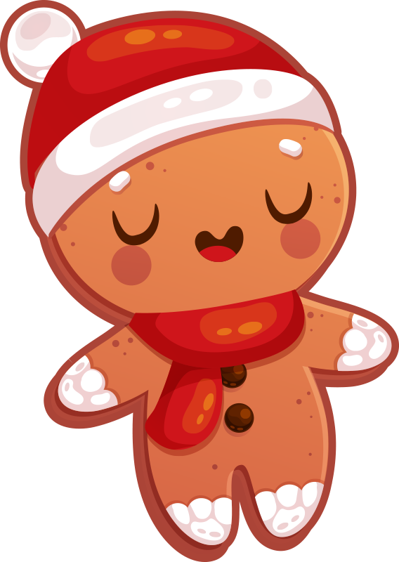 Gingerbread couple in love couple t-shirts - TenStickers