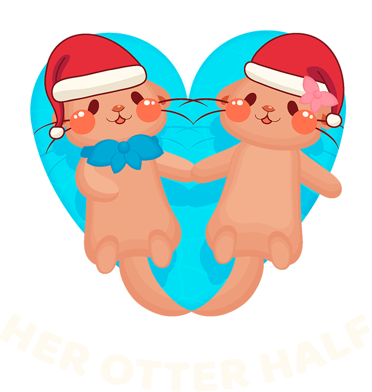 Pärchen T Shirts sie und seine otterhälfte - TenStickers