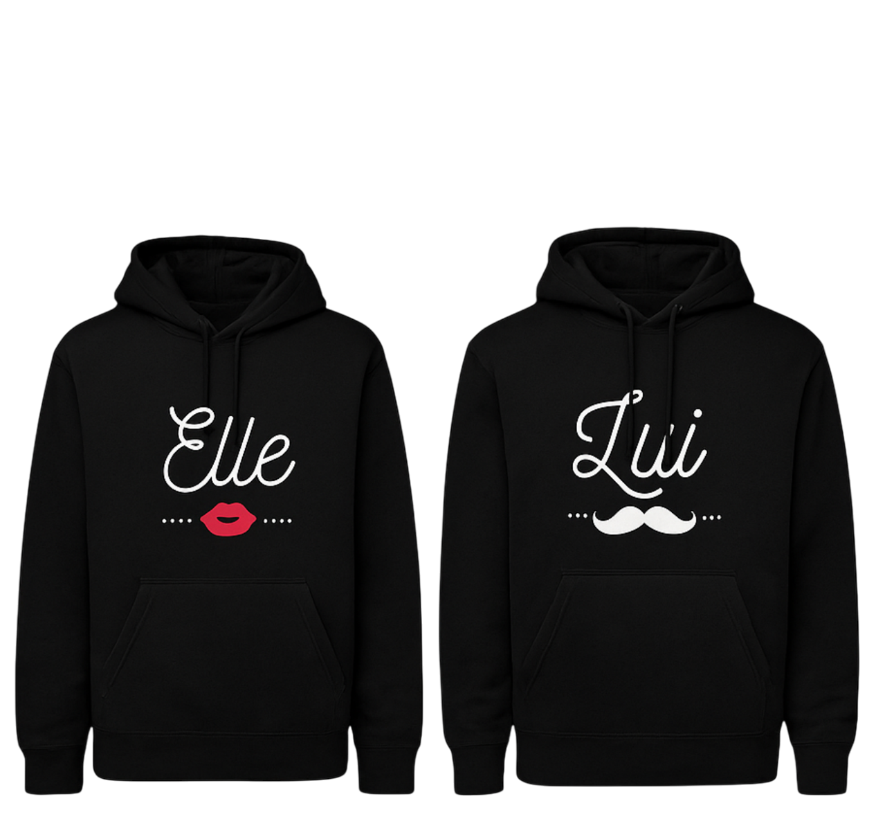 Sweats elle et lui conçoivent - TenStickers