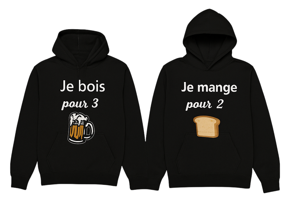 Sweat je bois et je mange - TenStickers