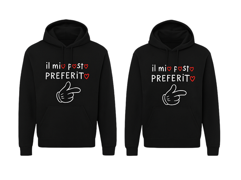 Felpa il mio posto preferito - TenStickers