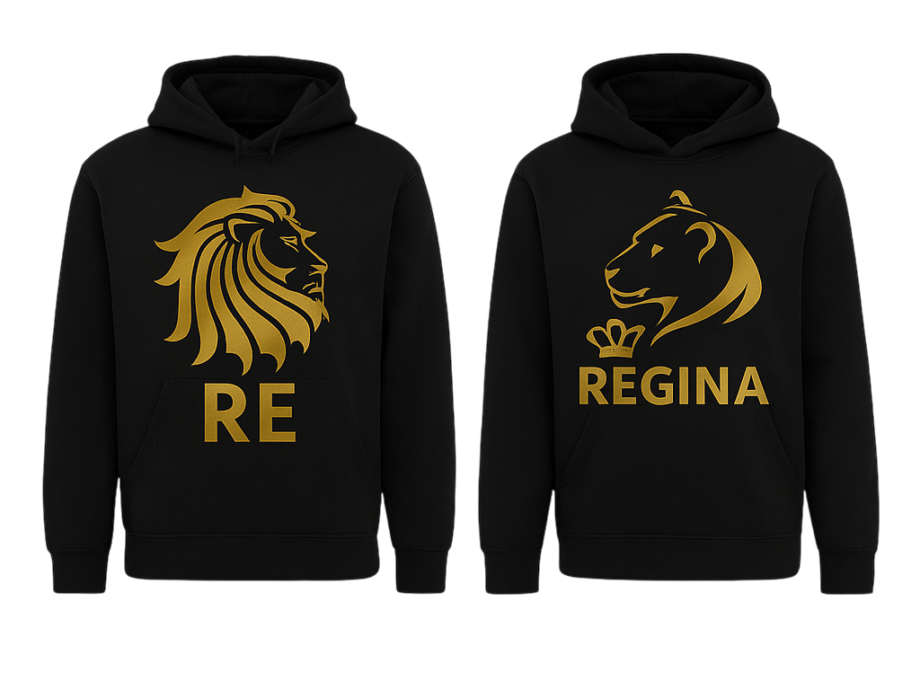 Felpa regina e re in italiano - TenStickers