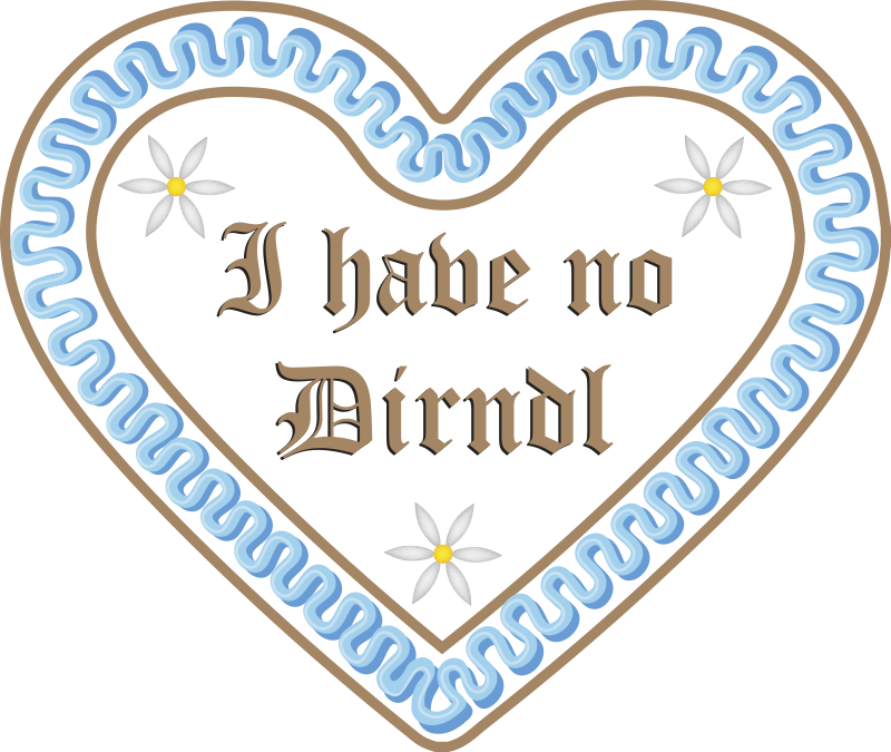 Original T Shirt damen bayrisches volksfest - TenStickers