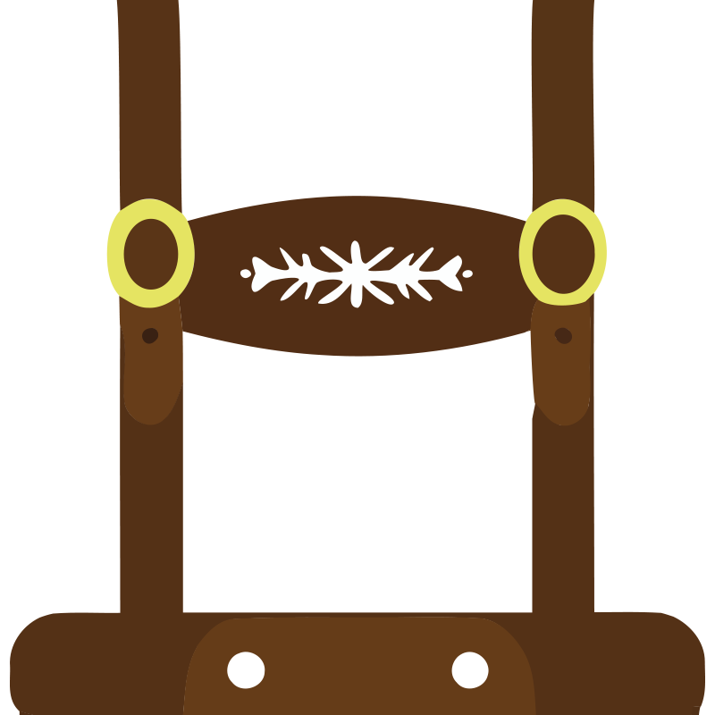 Original T Shirt lederhosen - TenStickers