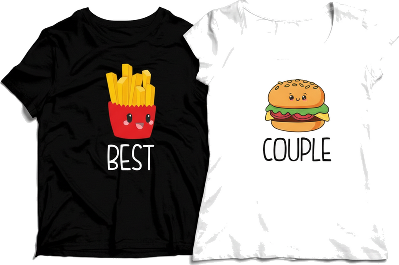 Párové trička pro nejlepší pár - TenStickers