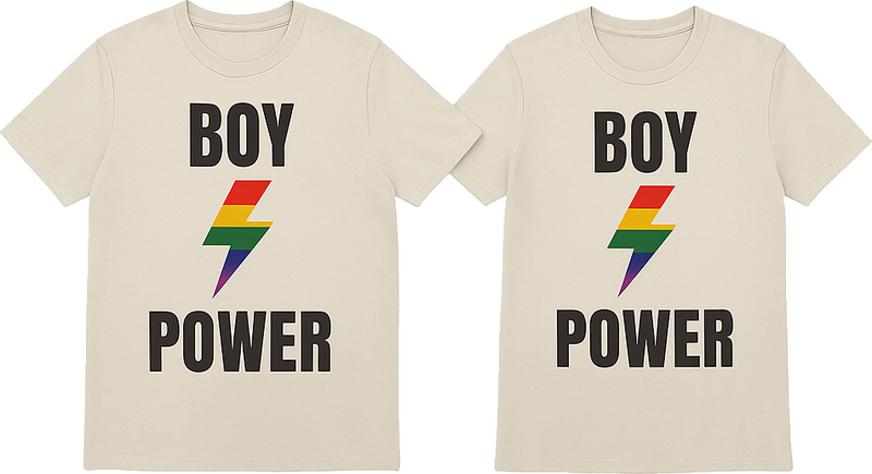 Párové trička síla lgbt kluků - TenStickers