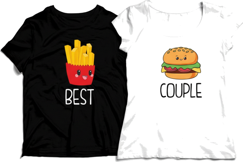 Maglietta fidanzati miglior coppia - TenStickers