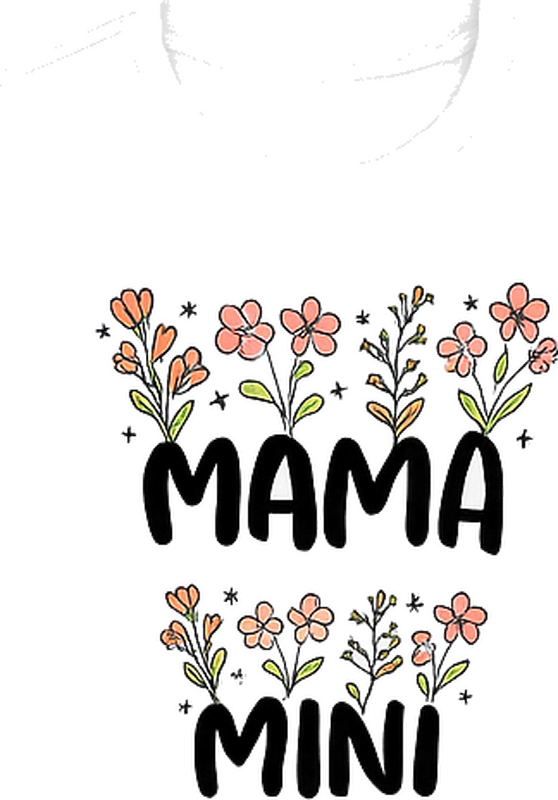 T-shirts mama mini - TenStickers