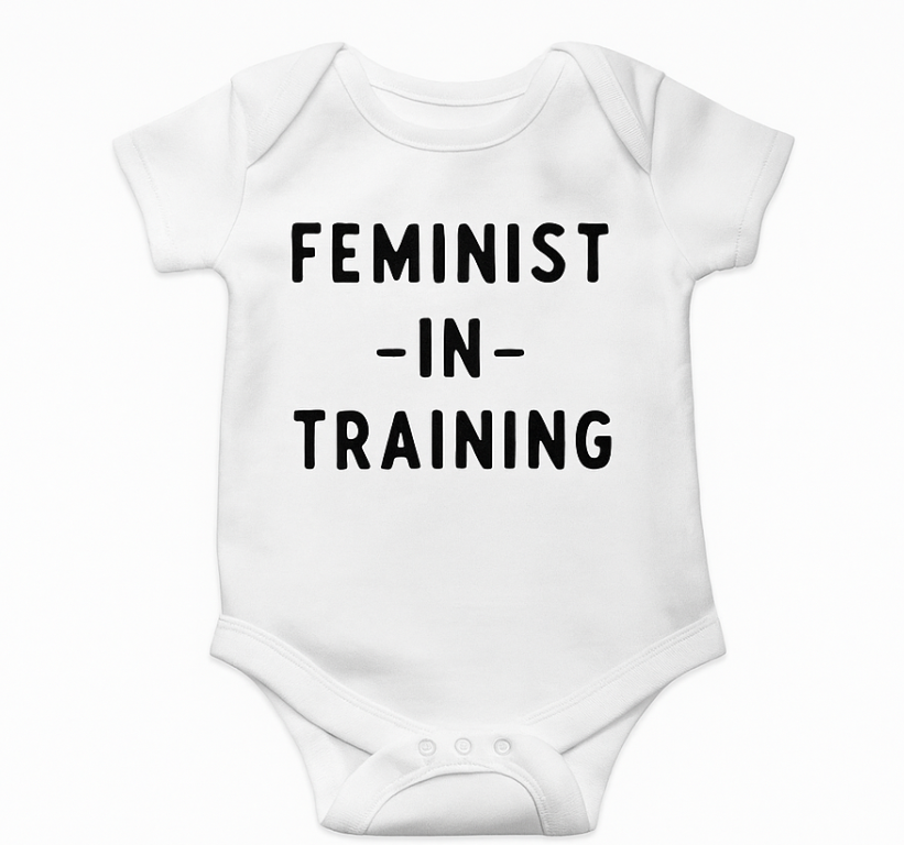 T-shirt baby feministin in ausbildung - TenStickers