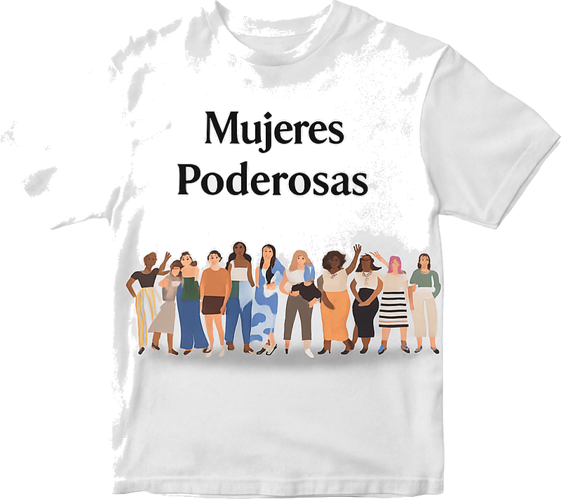 Camiseta de mujeres al poder unión sin fronteras empoderadas - TenVinilo