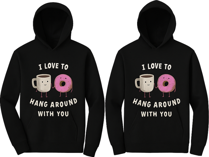 Love hanging with you couple t-shirts - TenStickers