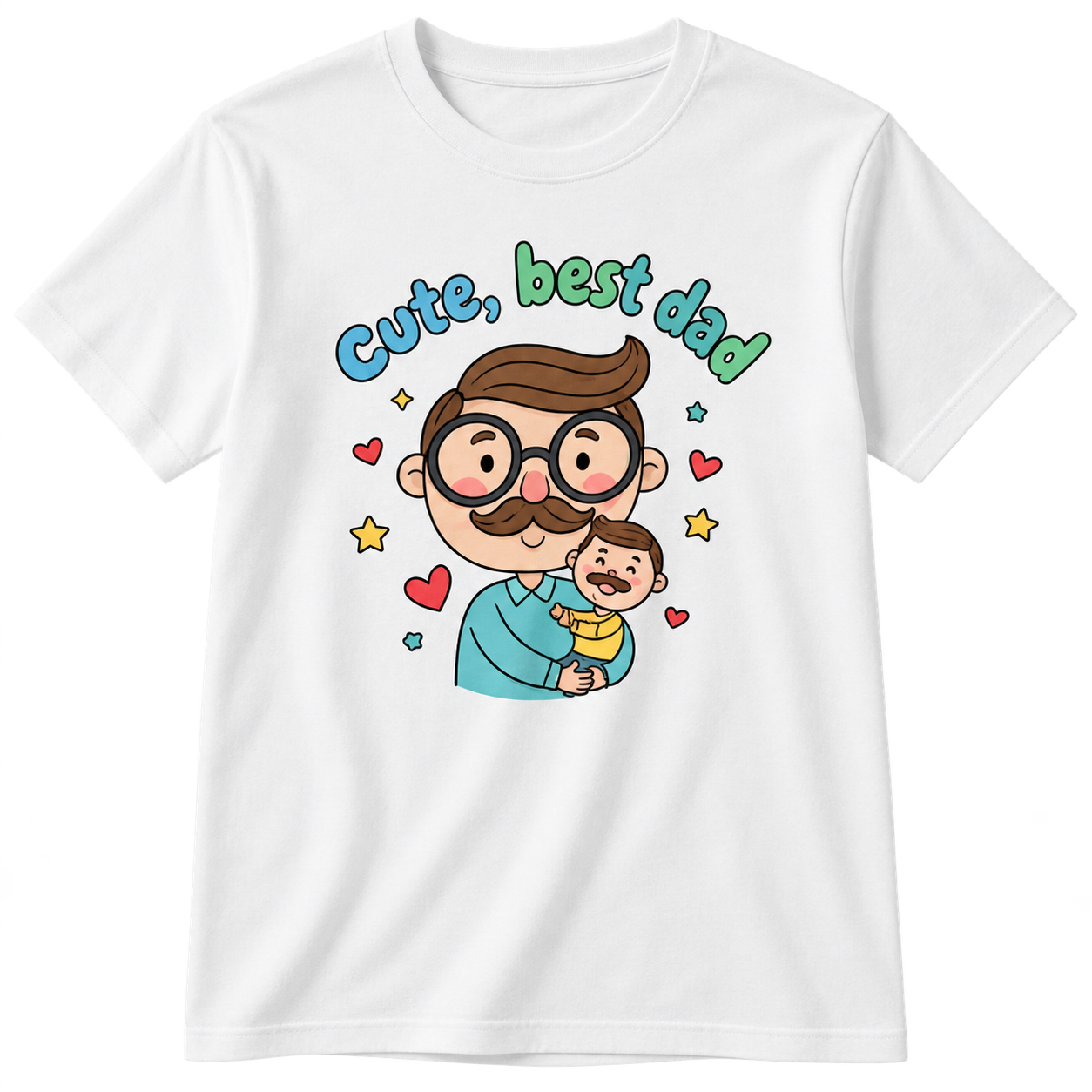 Vatertag t shirt süßester bester papa - TenStickers