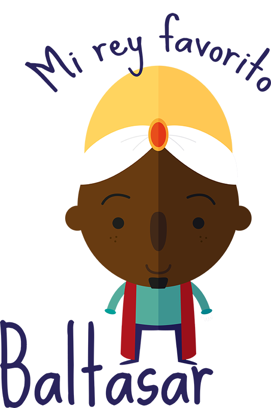 Camiseta navideña Rey Baltasar - TenVinilo