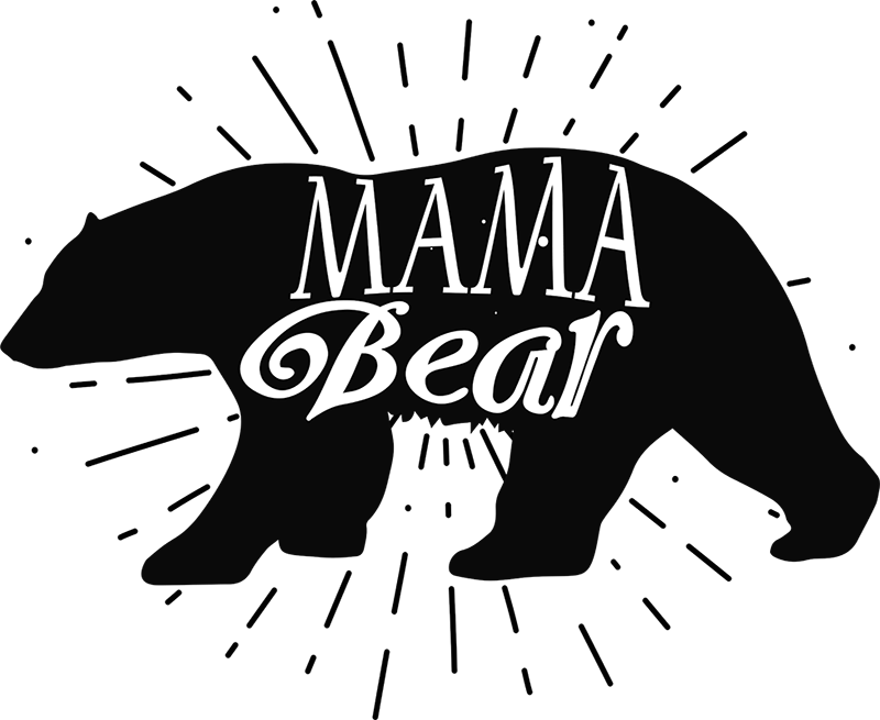 Camiseta madre e hija Mama Bear Baby Bear - TenVinilo