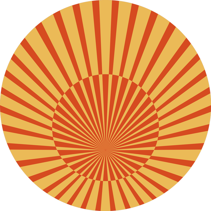 70'lerin güneş ışığı özel t-shirt - TenStickers