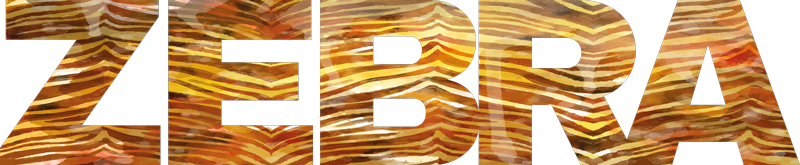 지브라 프린트 티셔츠 - TenStickers