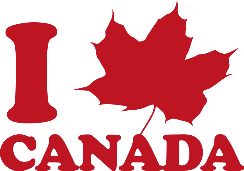 I love Canada Kids t-shirt - TenStickers