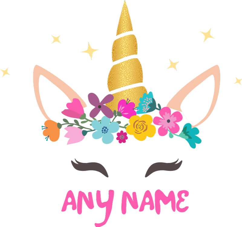 Kids Unicorn T Shirt Personalised With Name