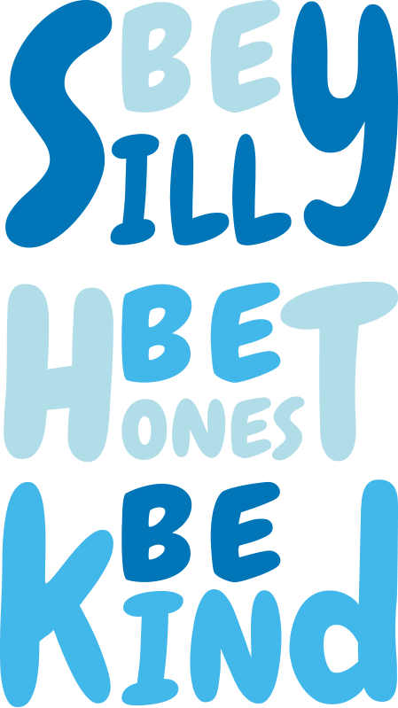 Aptal mavi çocuk tişörtü ol - TenStickers