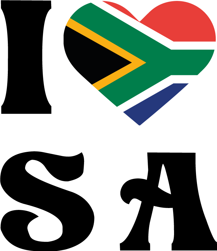 I love South Africa custom t-shirt - TenStickers