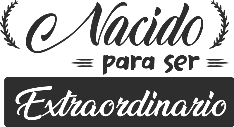 Camiseta padre e hijo Nacido para ser extraordinario - TenVinilo