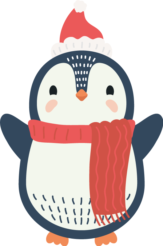 White Christmas Cute Santa Penguin Chrismas Shirt