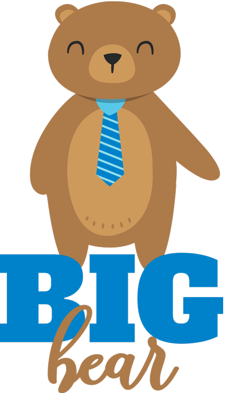Big bear/little bear Father and son shirt - TenStickers