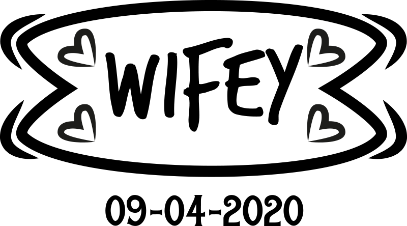 Hubs/Wifey quote Couple t shirts - TenStickers