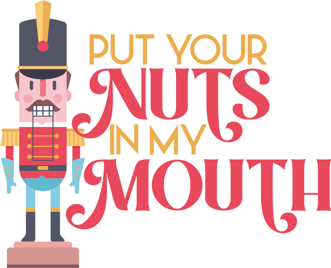 Fındıklarını ağzıma koy yılbaşı gömleği - TenStickers