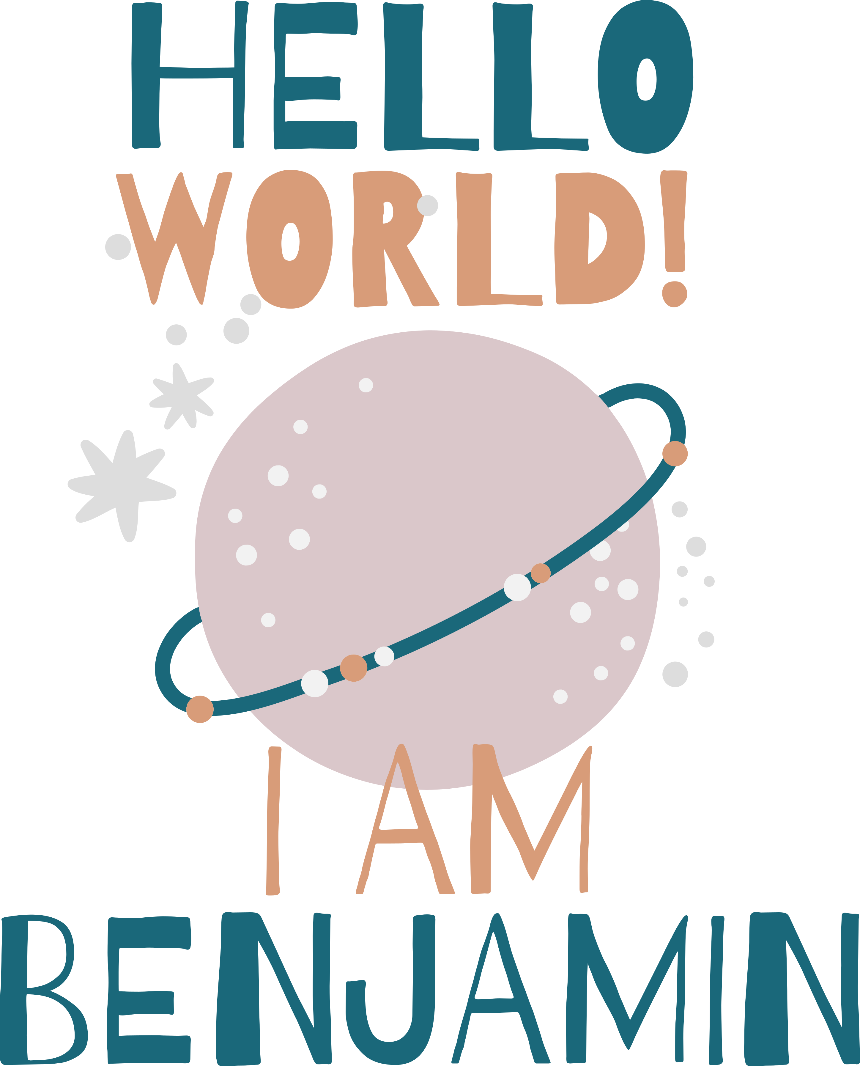 Hello world baby Baby shirt - TenStickers
