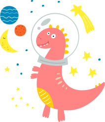 Camiseta infantil Dinosaurio en el lugar - TenVinilo