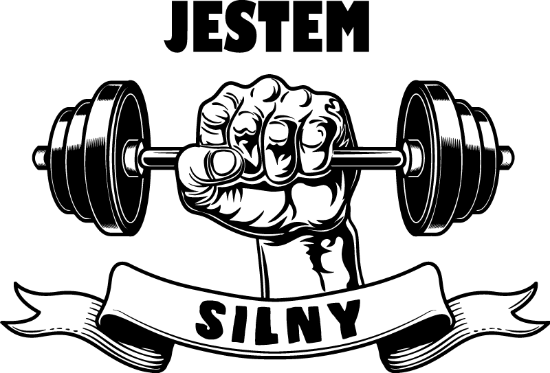 Koszulka dla taty i syna Jestem silny - TenStickers