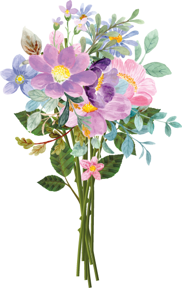 Bonito ramo de flores rosadas camisa - TenVinilo