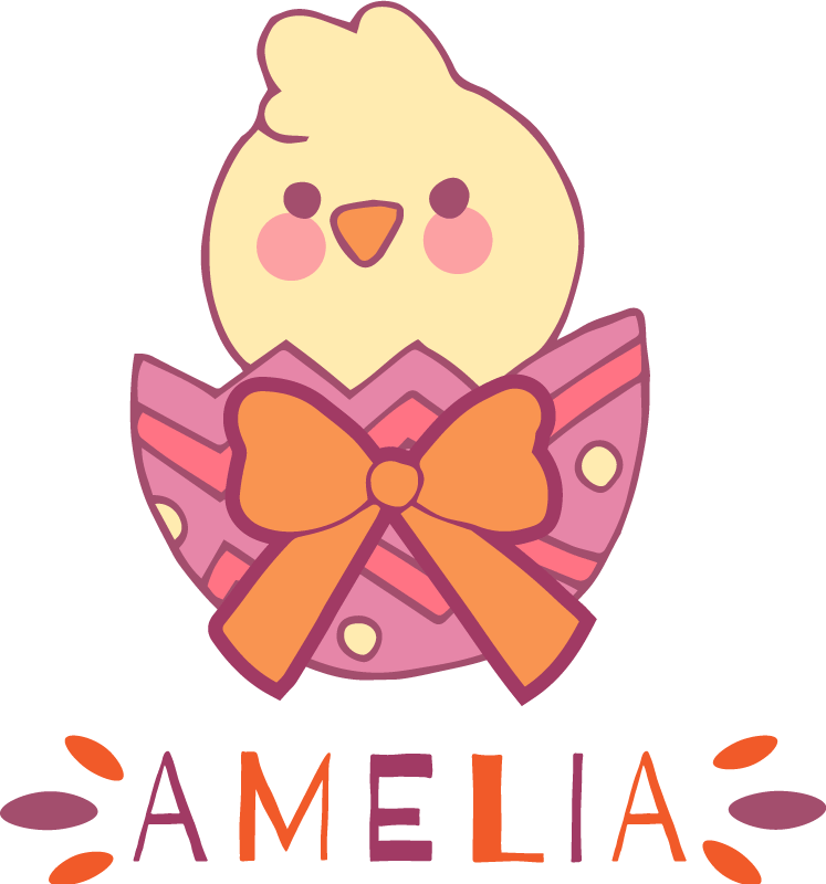 Camiseta infantil Pollito y encaje - TenVinilo