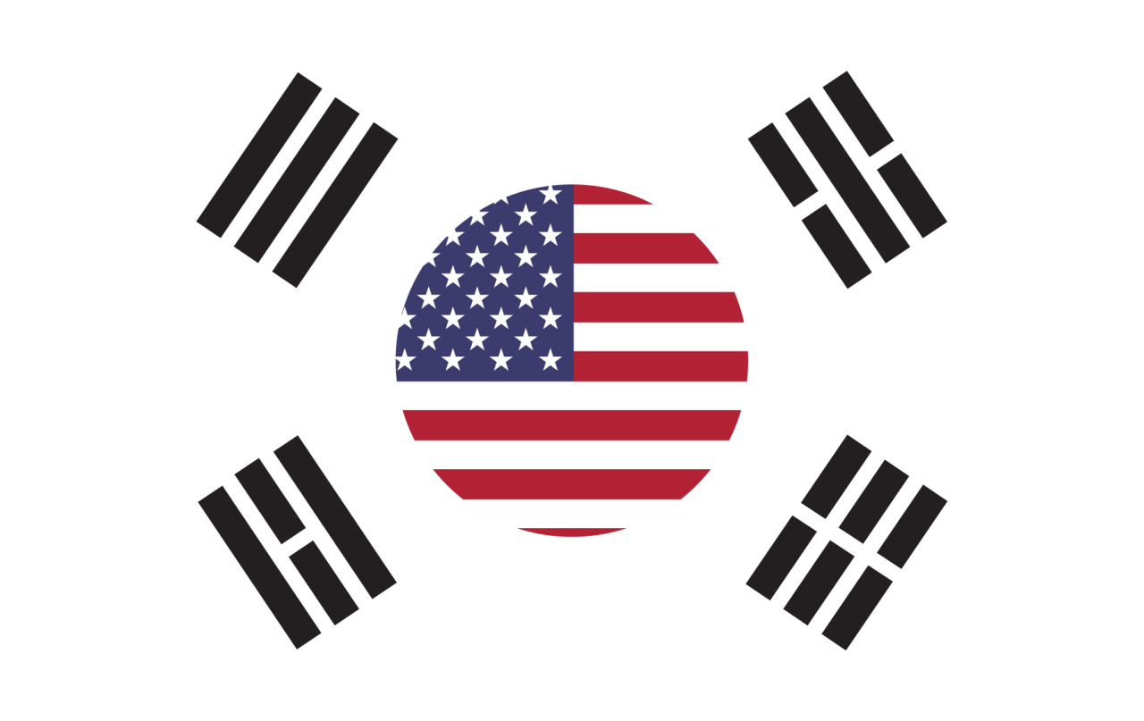 Korean American custom t-shirt - TenStickers