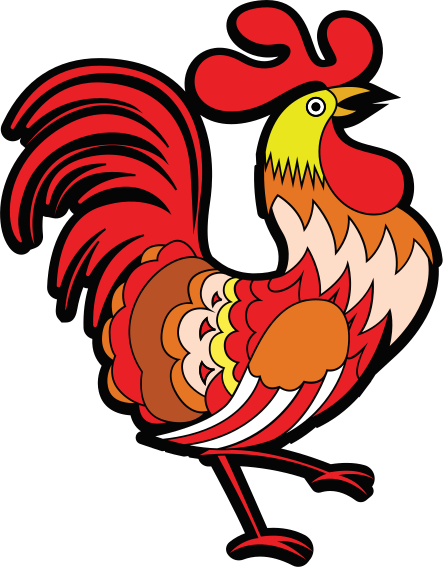 Camiseta personalizada de pollo moderno dibujado a mano - TenVinilo