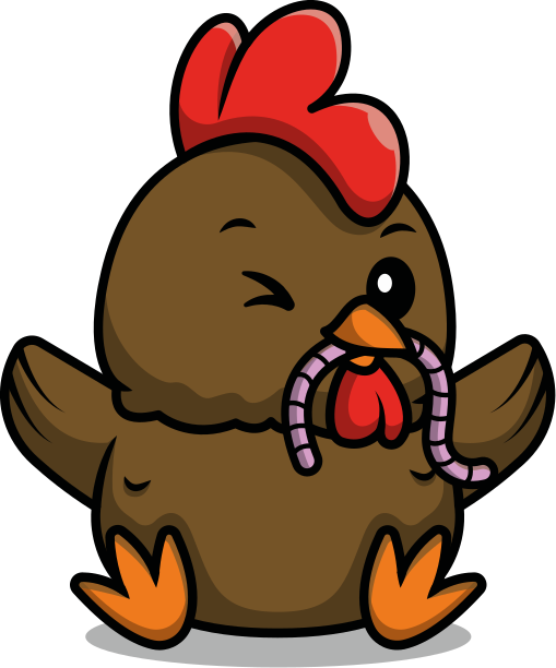 Animação de galo de galinha, avatar de desenho animado, animais, mão png