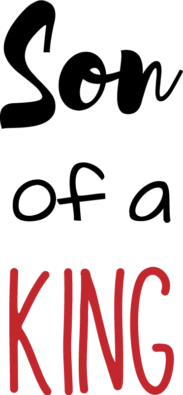 Tee shirt pere fils Prince et roi - TenStickers